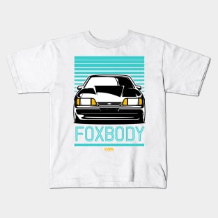 Foxbody Ford Mustang Notch Retro Kids T-Shirt